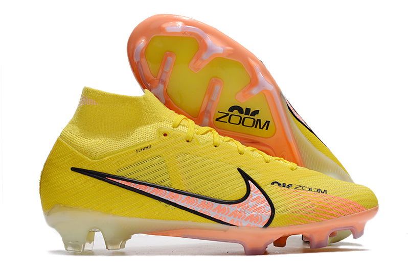 Nike Air Zoom Mercurial Superfly IX Elite FG - Yellow - High Top