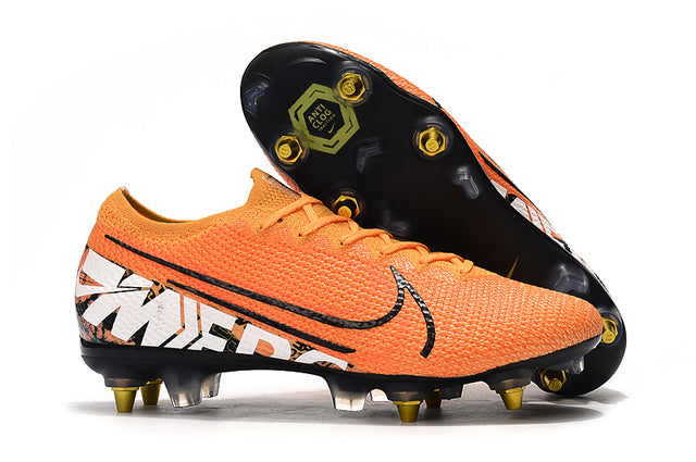 Nike Mercurial Vapor 13 Elite SG-PRO Indoor Soccer Shoes Anti Clog Orange - Low